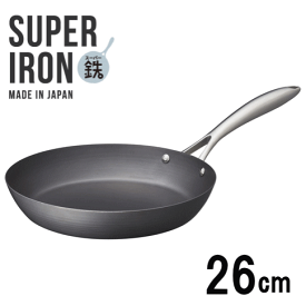 ◎【あす楽】ビタクラフト スーパー鉄フライパン 26cm　No.2002 IH100/200V,ガス火対応 6146-046_HB_FE　100サイズ