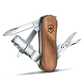 VICTORINOX 0.6461.63 ビクトリノックス ネイルクリップウッド ハサミ 爪切り やすり ナイフ キーリング付き 旅行 出張 携帯用 プレゼント 贈り物