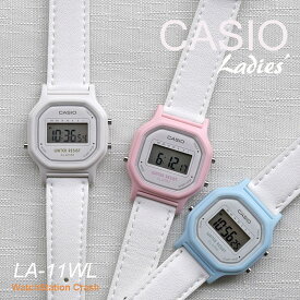 日本未発売 CASIO 腕時計 レディース かわいい きれいな ホワイト 小さい 軽い カシオ デジタル LA-11WL 2A LA-11WL-4A LA-11WL-7A チープカシオ キッズ 子供 女の子
