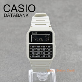 【5年保証】CASIO 腕時計 カシオ データーバンク アイボリー 計算機付き アラーム ストップウォッチ CA53WF-8B チープカシオ メンズ レディース 贈り物 プレゼント