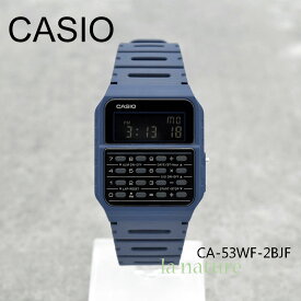 【5年保証】CASIO 腕時計 国内正規品 アースカラー メンズ レディース 計算機 アラーム ストップウォッチ CA53WF-2B ネイビー チープカシオ 贈り物 プレゼント
