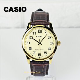CASIO（日本未発売）アナログ メンズ 腕時計 MTP-V001GL-9B フェイクレザー チープカシオ スタンダード ウオッチ 贈り物 プレゼント