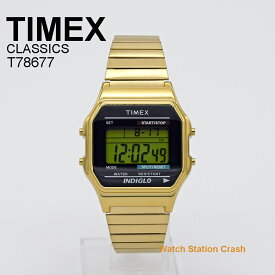 TIMEX 80 腕時計 クラシック デジタル ゴールド T78677 タイメックス メンズ レディース レトロデザイン 贈り物 プレゼント ギフト ウォッチ かっこいい おしゃれ