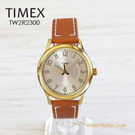 TIMEX タイメックス ブランド 腕時計 New England Leather TW2R23000 ブラウン 革ベルト【並行輸入品】 メンズ レディース 少し小さめのダイヤル 36mm