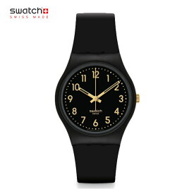 正規品 swatch (スウォッチ) 腕時計 メンズ レディース GENTシリーズ GOLDEN TAC 光るゴールドインデックス SO28B113 安心の2年保証 旧 GB274 プレゼント 贈り物 誕生日 新生活