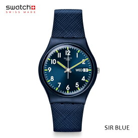 swatch スウォッチ【日本正規品】SO28N702 SIR BLUE サー ブルー バイオ由来素材 腕時計 メンズ レディース 安心の2年保証 贈り物 プレゼント