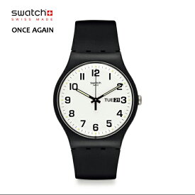 正規品 swatch (スウォッチ) ブランド 腕時計 アナログ メンズ レディース GB743-S26 ワンスアゲイン ONCE AGAIN 安心の2年保証 贈り物 プレゼント
