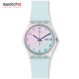 正規品 swatch (スウォッチ) GE713 GENTシリーズ ULTRACIEL ウルトラシエル パステル パステルカラー プチプラ ゆめかわ ゆめかわいい レディース 腕時計 女性 かわいい きれい 贈り物 プレゼント ラッピング