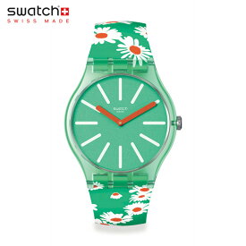 swatch スウォッチ MEADOW FLOWERS メドゥ・フラワーズ SO29G104 NEW GENT バイオ由来素材 フロストケース きれいなプリントベルト 贈り物 プレゼント deal0311