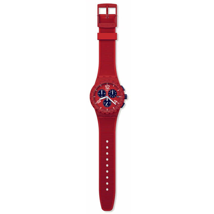 楽天市場】swatch スウォッチ【国内正規品】レッド クロノグラフ 