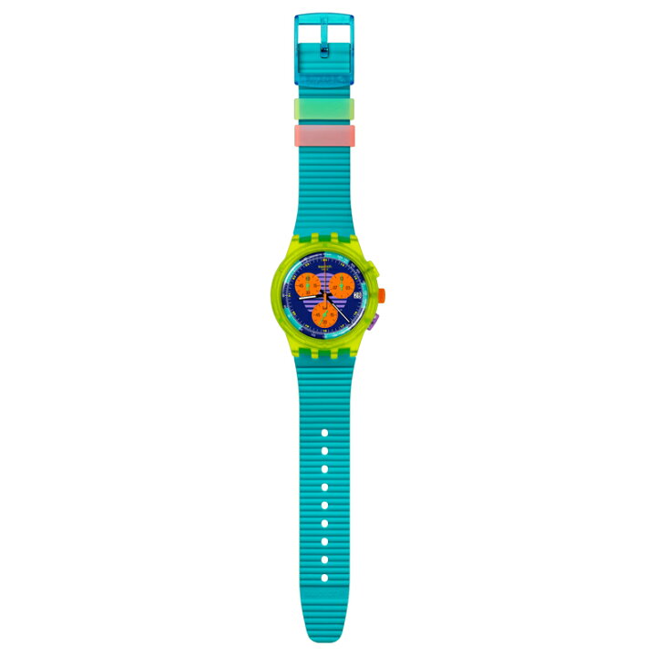 楽天市場】正規品 Swatch スウォッチ ネオンカラー クロノグラフ 