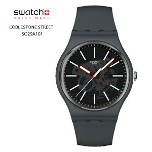 swatch XEHb` Ki COBLESTONE STREET n[tXPg SO29A101 oCIRf NEW GENT rv Y fB[X S2Nۏ j v[g