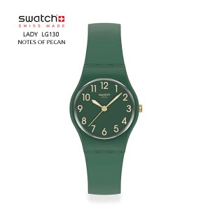 正規品 Swatch スウォッチ 腕時計 レディース NOTES OF PECAN ノーツ オブ ピーカン LG130 グリーン 贈り物 プレゼント プレゼント 贈り物