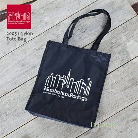 Manhattan Portage マンハッタンポーテージ Nylon Tote Bag-LG Black 20051 軽量のナイロントートバッグ A4サイズ B4サイズ エコバッグ コンパクトバッグ