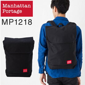 Manhattan Portage マンハッタンポーテージ バックパック リュックサック 26L フラップ式 MP1218 Gramercy BACKPACK ブラック メンズ レディース 男性 女性 鞄 かばん リュック 通学 通勤 旅行