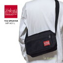 【クーポン100円】マンハッタンポーテージ ショルダーバッグ メンズ レディース 斜めがけ Manhattan Portage バッグ MP1401-L ブラック ブランド ファスナー メッシュポケット 軽量 軽い 旅行 ショルダー Sprinter Bag