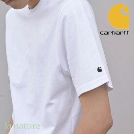 半袖 Tシャツ ヘビーオンス Carhartt WIP カーハート ダブリューアイピー ロゴ 刺繡 カットソー クルーネック I026264 ダークネイビー ホワイト ブラック オーガニック100%コットン メンズ レディース 贈り物 プレゼント