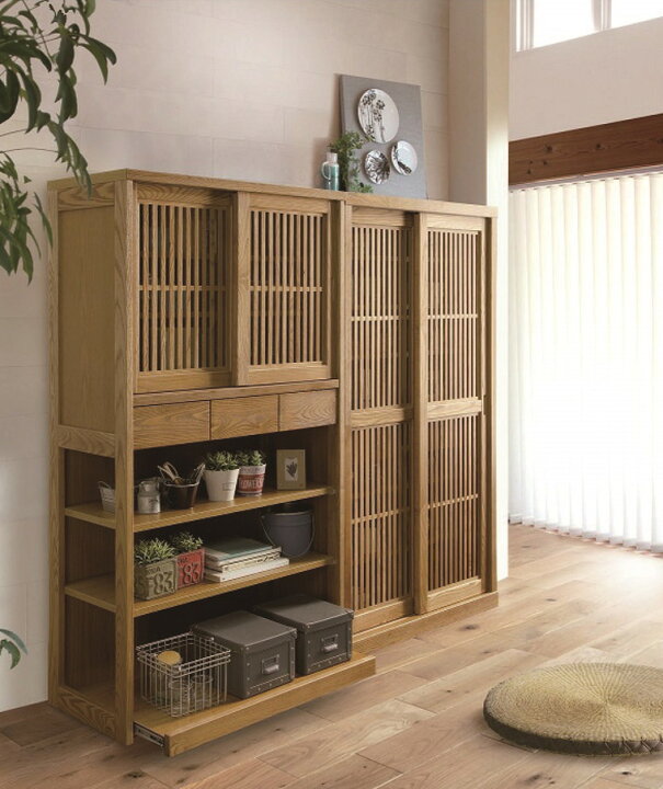 楽天市場】【開梱設置送料無料】 本棚 幅90cm 書棚 引き戸 ガラス扉 