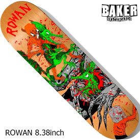 【5の付く日限定23：59まで★11％OFFクーポン配布中♪】BAKER ベイカー デッキ スケボー ROWAM TOXIC RATS 8.38inch スケートボード SKATEBOARD