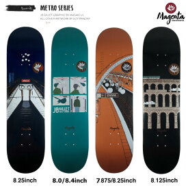【ワンダフルデー限定!11%OFF★クーポン配布中♪】MAGENTA マゼンタ デッキ スケボー FA25 METRO SERIES スケートボード 板
