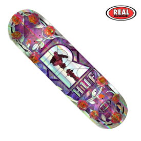 【5の付く日限定!5%OFF★クーポン配布中♪】REAL HUF HOLOGRAPHIC CATHEDRAL 8.06 8.25inch リアル デッキ スケボー スケートボード SKATEBOARD 板