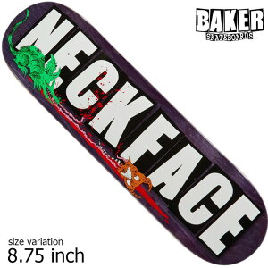 BAKER xCJ[ fbL XP{[ NECKFACE TOXIC RATS 8.75inch XP[g{[h SKATEBOARD