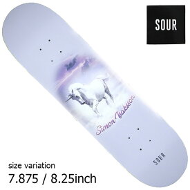 【5/23 20:00から4時間限定★15％OFFクーポン配布中♪】SOUR SU-23 Simon Polejam Pony 7.875 8.25inch スケートボード デッキ サワー スケボー SKATEBOARD 板