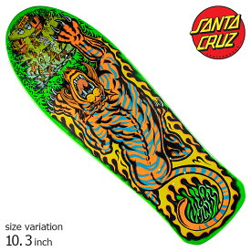 【5の付く日限定★11%OFFクーポン配布中！！】SANTA CRUZ RE-ISSUE SALBA TIGER 10.3inch スケボー スケートボード デッキ サンタクルーズ クルーザー