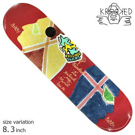 KROOKED WORREST LOCO TT SLICK BLUE 8.3 デッキ スケートボード スケボー クルキッド クルックド スケート SKATE