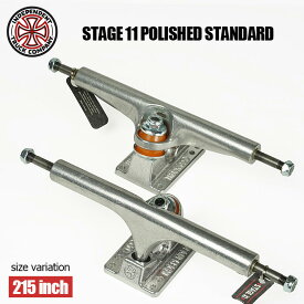 【0の付く日限定!10%OFF★クーポン配布中♪】INDEPENDENT STAGE 11 POLISHED STANDARD 215 SILVER インディペンデント トラック スケートボード パーツ スケボー インディ