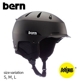 【5/23 20:00から4時間限定★15％OFFクーポン配布中♪】BERN HENDRIX WINTER MIPS MATTE BLACK バーン ヘルメット ヘンドリックス プロテクター スノーボード スキー 軽量 メンズ レディース