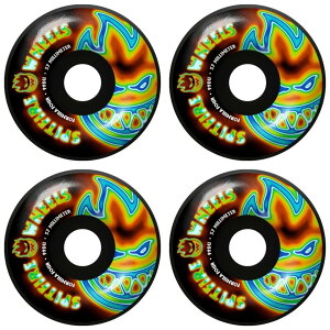 SPITFIRE �X�s�b�g�t�@�C���[ �X�P�{�[ �E�B�[�� �t�H�[�~�����t�H�[ F4 99D RADIOACTIVE BIGHEAD 54mm NATURAL 57mm BLACK �X�P�[�g�{�[�h