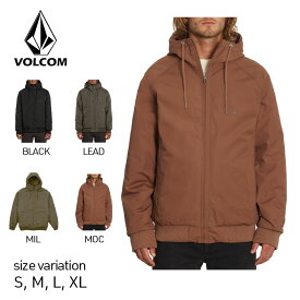 【24日4時間限定15%OFF★25日限定11%OFFクーポン配布中♪】VOLCOM HERNAN 5K JACET ヴォルコム ボルコム BLK LEAD MIL MOC フーディー ジャケット ストリート スケートボード スノーボード