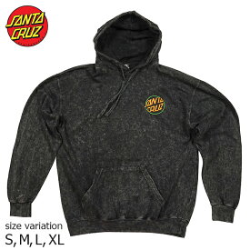 【24日4時間限定15%OFF★25日限定11%OFFクーポン配布中♪】SANTA CRUZ Toxic Hand P/O HOODED Mineral BLACK フーディー パーカー プルオーバー トップス サンタクルーズ