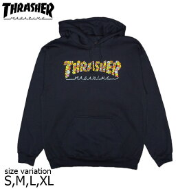 【0の付く日限定!10%OFF★クーポン配布中♪】THRASHER スラッシャー パーカー フーディー スケボー プルオーバー SMILE BY SPANKY HOODIE SK8 ストリート