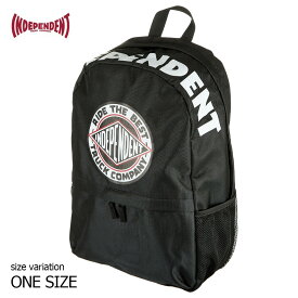 【18日はお客様感謝デー★全品ポイント10倍♪】INDEPENDENT RTB SUMMIT BACKPACK 22SM BLACK インディペンデント バックパック リュック 鞄 スケボー SKATE ストリート メンズ レディース