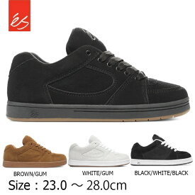 【31日まで20%,15%OFF★クーポン配布中♪】es スニーカー エス スケボー 靴 アクセル ACCEL OG BLACK BROWN/GUM WHITE/GUM BLACK/WHITE/BLACK BROWN/BLACK スケートシューズ ストリート