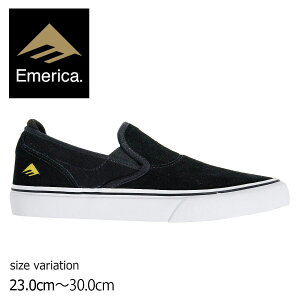 Emerica WINO G6 SLIP-ON BLACK / WHITE / GOLD GJ Xb| Xj[J[ XP[g{[h XP{[ V[Y C