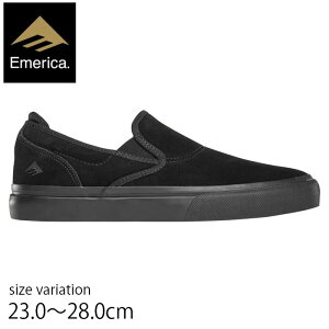 Emerica WINO G6 SLIP-ON BLACK GJ Xj[J[ Xb| XP[g{[h XP{[ C Y fB[X