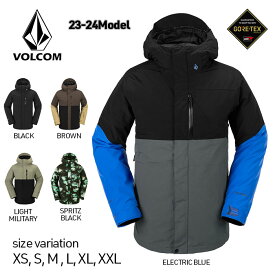 【6/5限定！最大100%ポイントバック！※要エントリー】23-24 VOLCOM L GORE-TEX JACKET ヴォルコム ボルコム スノーウェア ジャケット ゴアテックス スノボー スノーボード スキー 防寒 メンズ