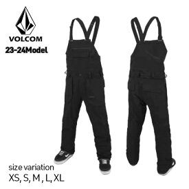 【6/5限定！最大100%ポイントバック！※要エントリー】23-24 VOLCOM ROAN BIB OVERALL ヴォルコム ボルコム BLACK スノーウェア パンツ ビブ スノボー スノーボード スキー 防寒 メンズ