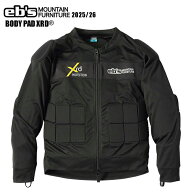 【開始4時間限定!15%OFF★クーポン配布中♪】25-26 eb's BODY PAD XRD エビス ボディパッドXRD BLACK ス…