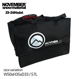 23-24 NOVEMBER DIVIDER BAG ノベンバー ディバイダーバッグ トラベルバッグ 57L スノーボード スノボー PVCコーティング メッシュカバー 収納