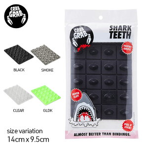 y{!0̕t10%OFFN[|zzzCRABGRAB SHARK TEETH NuOu V[N eB[X Xm[{[h fbL Xgv pbh SNOWBOARD DECK STOMP PAD y ̓Obv ~