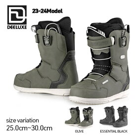 【18日はお客様感謝デー★全品ポイント10倍♪】23-24 DEELUXE TEAM ID ディーラックス OLIVE ESSENTIAL BLACK チーム アイディー 25.0cm~30.0cm スノーボード ブーツ サーモインナー メンズ ユニセックス