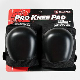 【5の付く日限定★11%OFFクーポン配布中！！】プロテクター 187 KILLER PADS PRO KNEE ブラック 黒 スケートボード キラーパッド セーフティーパッド ストリート 膝パッド ひざ用