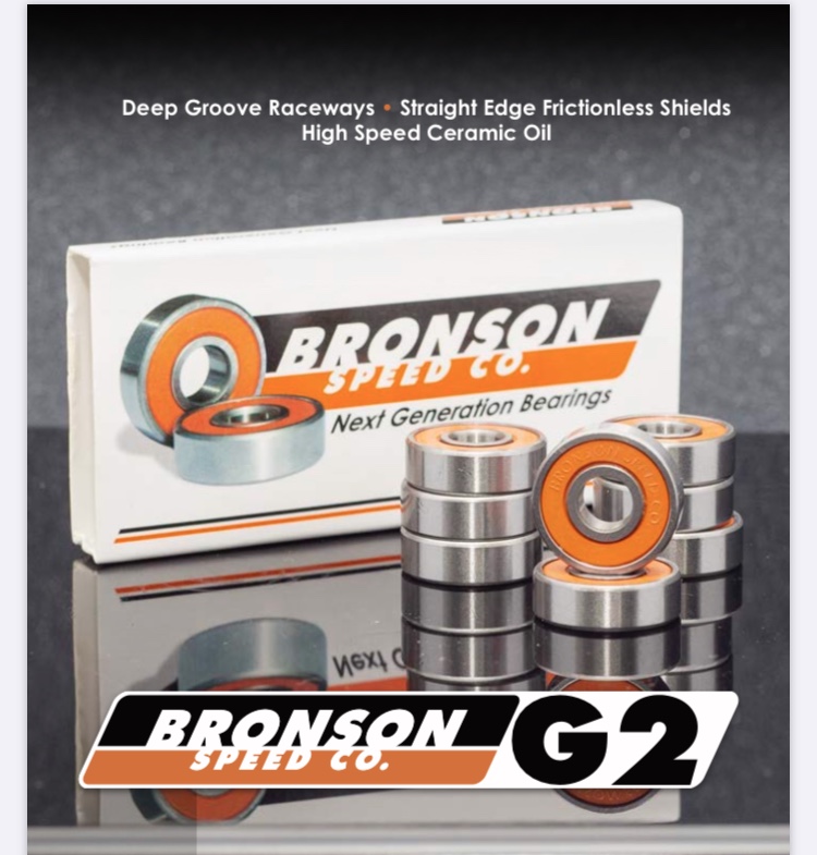 BRONSONブロンソン Ceramic BOX Bronson Speed Co. Skateboard Bearings セラミック 製造、工場用 