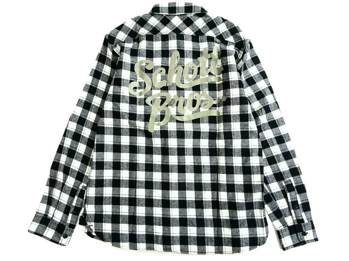 楽天市場】Schott ショット バックプリント 胸ポケット付き コットン 