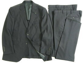 GIVERDYE best selection ジバルディ ウール100％ シャドーストライプ 2B ノータック 2パンツ シングルスーツ ジャケット スラックスパンツ 522B7056 ネイビー BE4 ▲050▼20622k01