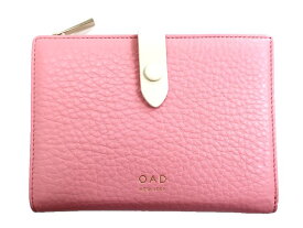 OAD NEW YORK PARKER TRAVEL WALLET 本革 レザー トラベル ウォレット パスポートケース 財布 定2.9万 スウィートピンク▲027▼20714k11